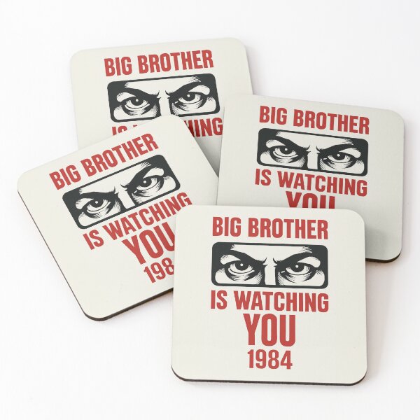 Item preview, BIG BROTHER IS WATCHING YOU 1984 designed and sold by TheWonkyEaselCo.