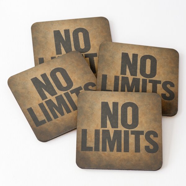 Item preview, No Limits – Motivational Quote Art designed and sold by Zenvo.