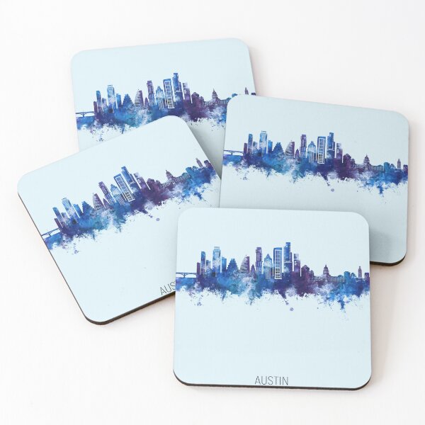 Item preview, Austin Texas Skyline designed and sold by ArtPrints.