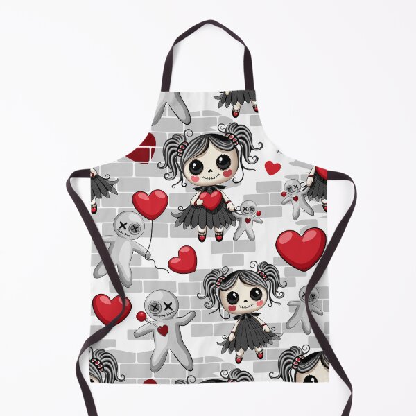 Item preview, Gothic Voodoo Doll in Love Cartoon Character designed and sold by BluedarkArt.