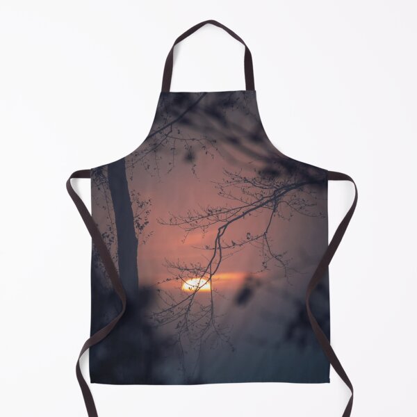 Item preview, Silhouetted tree rock shox rockshox Abranches sunset designed and sold by Tinafogg.