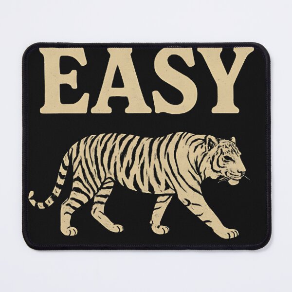 Item preview, EASY Tiger Vintage Retro Style T-Shirt Design designed and sold by The-Daily-Drape.