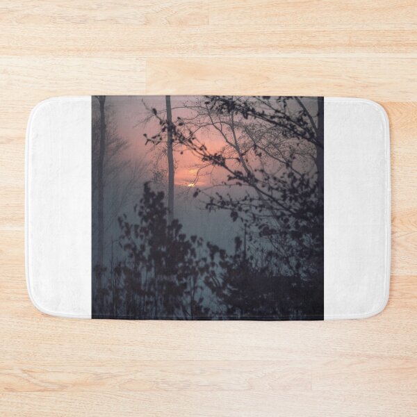 Item preview, Silhouetted trees rock shox rockshox stand sunset designed and sold by Tinafogg.