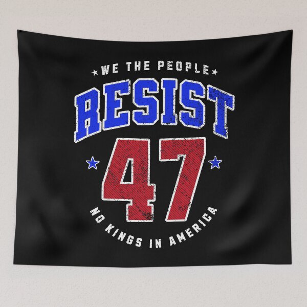 Item preview, We The People Resist 47 Anti Fascist Distressed designed and sold by EthosWear.