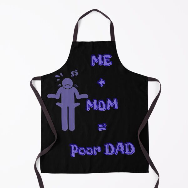 Item preview, Me + Mom = Poor Dad | Funny Broke Stickman Design designed and sold by LeoCreazyShop.