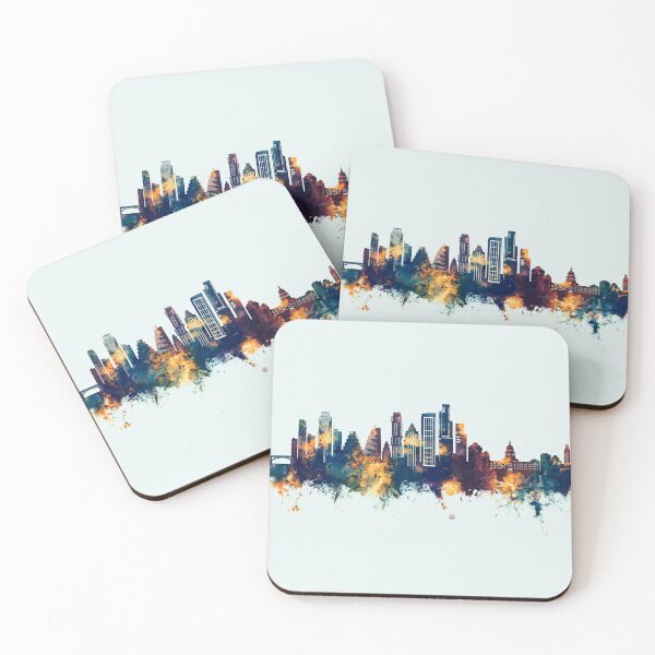 Item preview, Austin Texas Skyline designed and sold by ArtPrints.