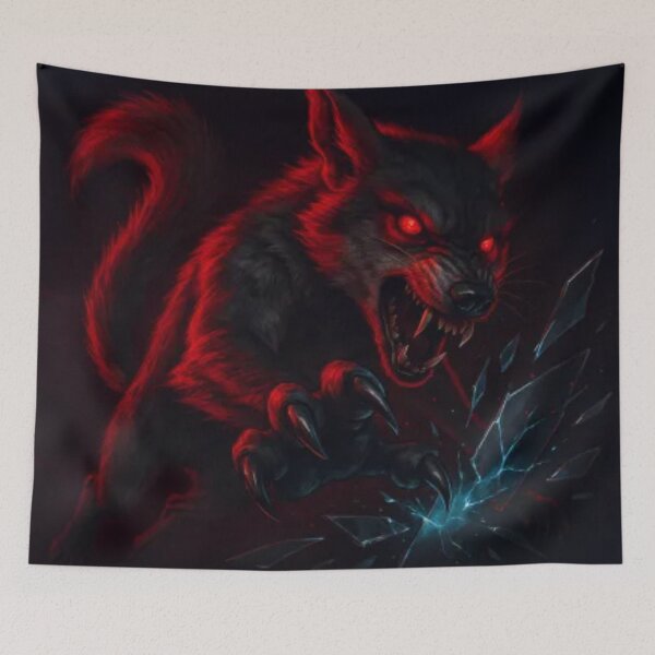 Item preview, The Wolfpack - Wolf Attack  designed and sold by CleverCulture.