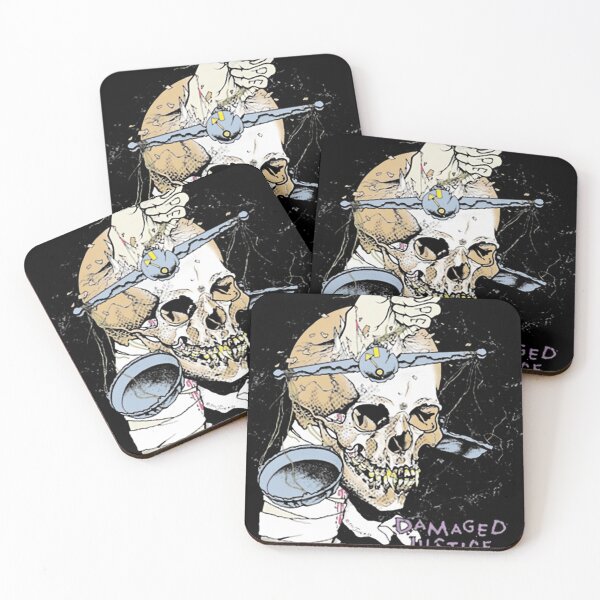 Item preview, Damaged Justice Skull - Broken Scales of Law & Order Art designed and sold by TiffanyGrogan.