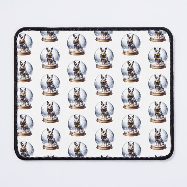Item preview, Australian Cattle Dog Snow Globe Winter Art designed and sold by TheAnimalZ00.