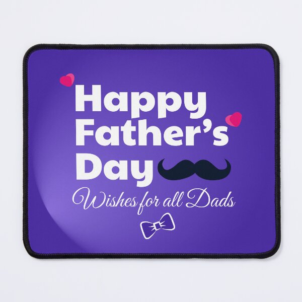 Item preview, Happy Fathers Day Greeting Title on Violet Background designed and sold by jayson salvador.