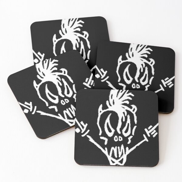 Item preview, Anti-Logo Rebel Skull with Mohawk & Devil Horns Hand Sign designed and sold by TiffanyGrogan.