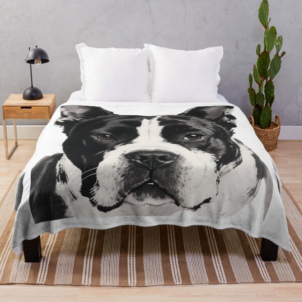 Artikelvorschau, Boston Terrier Tuschemalerei Nahaufnahme entworfen und verkauft von forget45studio.