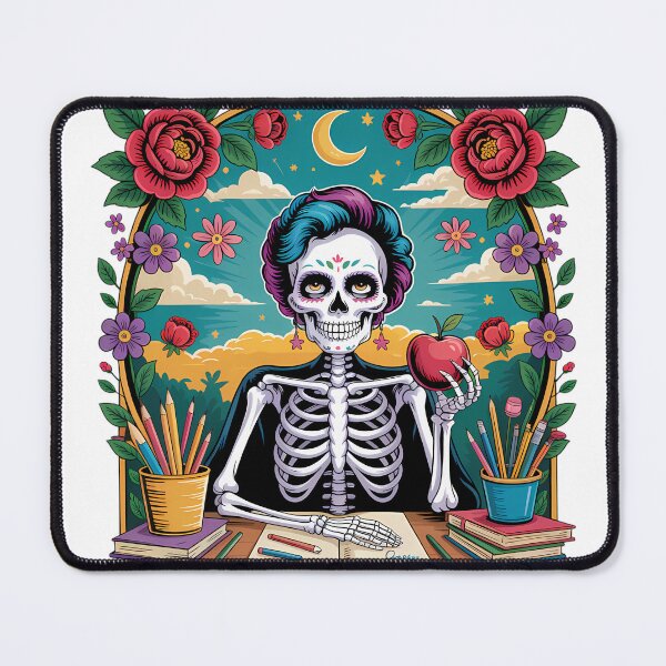 Item preview, Skeleton Teacher  - Gothic Classroom Art designed and sold by Charlietule.