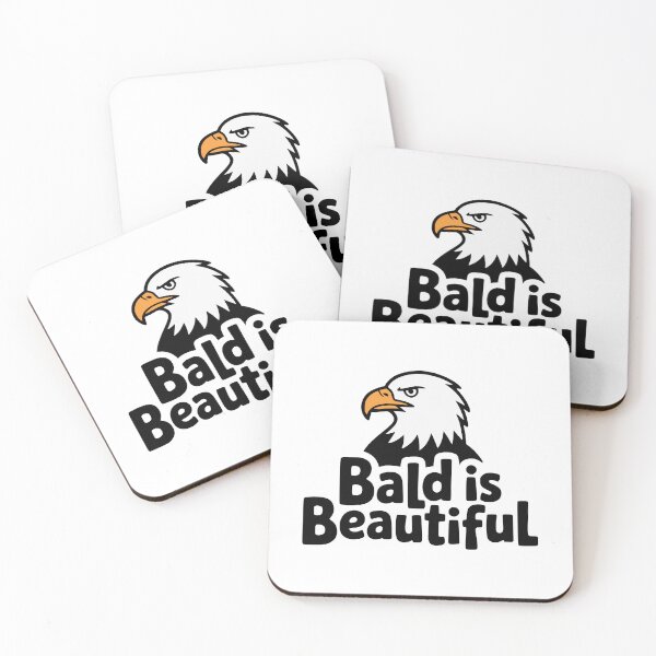 Item preview, Bald Is Beautiful! Cute Bald Eagle Pun designed and sold by PMCreative.