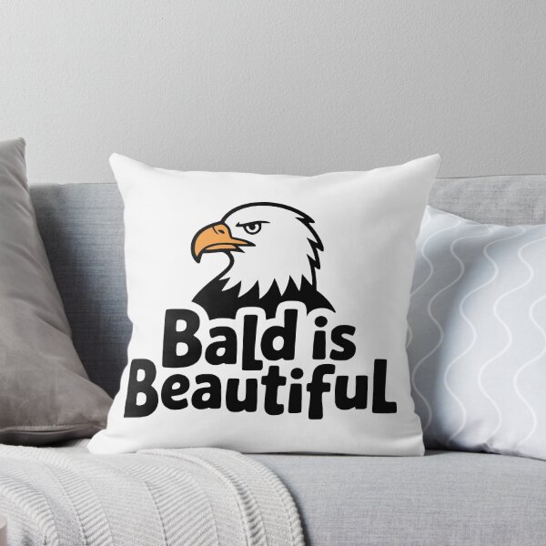 Item preview, Bald Is Beautiful! Cute Bald Eagle Pun designed and sold by PMCreative.