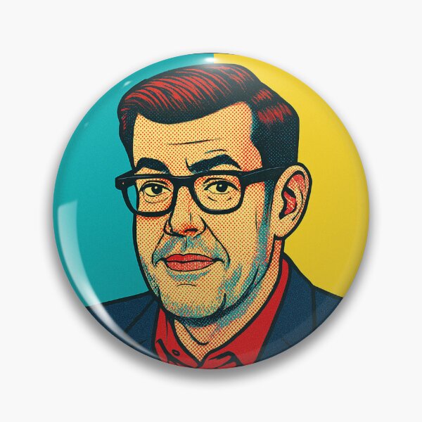 Item preview, Richard Osman Pop Art Poster – Retro Comic Style Illustration designed and sold by Abidel.