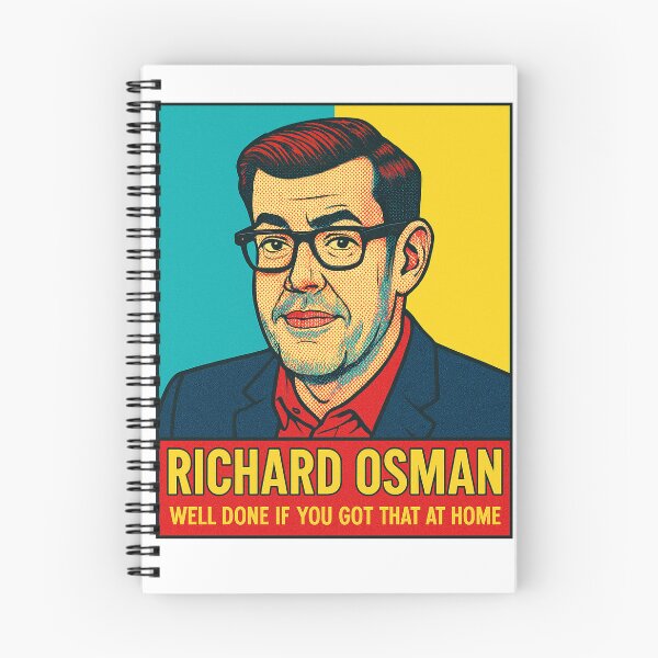 Item preview, Richard Osman Pop Art Poster – Retro Comic Style Illustration designed and sold by Abidel.