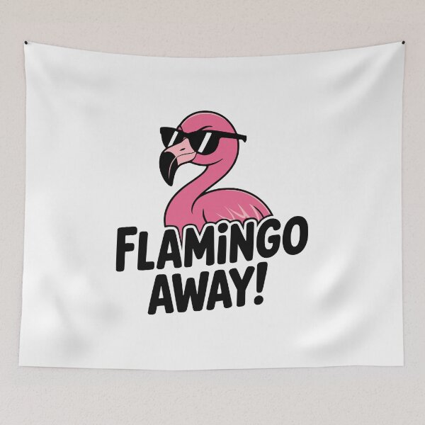Item preview, Flamingo Away! Cute Flamingo Pun designed and sold by PMCreative.