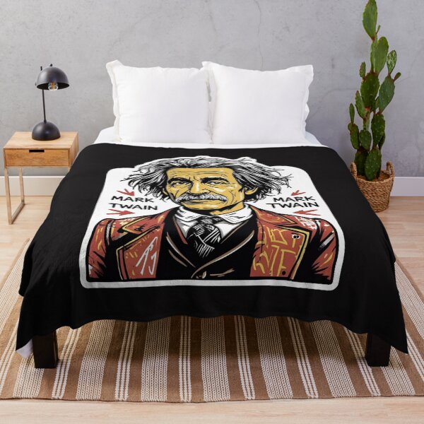 Item preview, Mark Twain portrait designed and sold by Filologica.