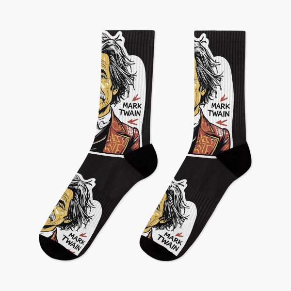 Item preview, Mark Twain portrait designed and sold by Filologica.
