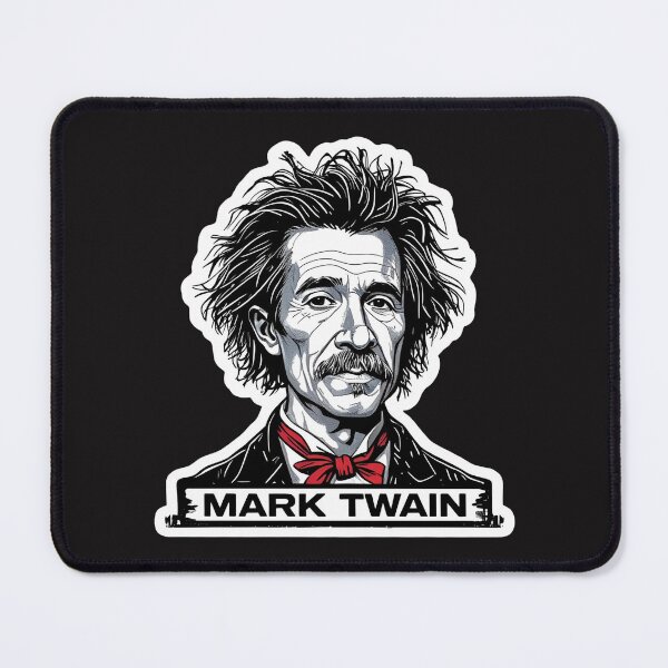 Item preview, Mark Twain portrait designed and sold by Filologica.