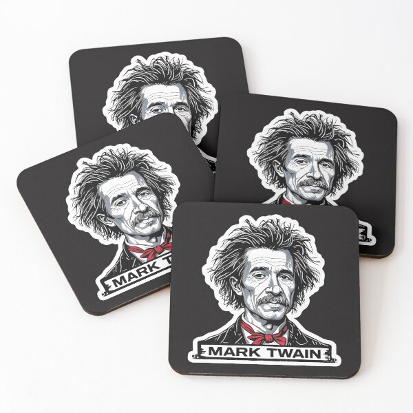 Item preview, Mark Twain portrait designed and sold by Filologica.
