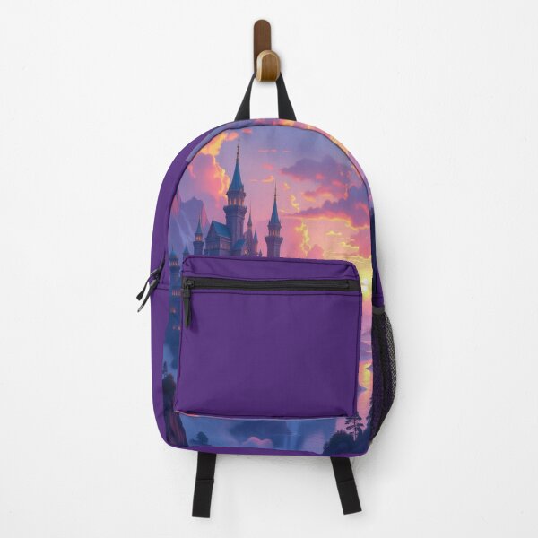 Item preview, Castle of Dreams – sunset meets fantasy architecture & mystic mountain glow designed and sold by FotoworldEdel.