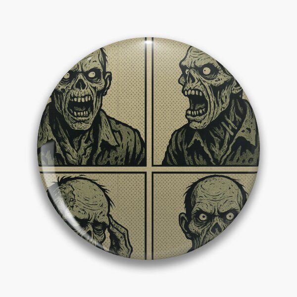 Artikelvorschau, Zombie-Comic-Strip – Horror-Illustration entworfen und verkauft von Zenvo.