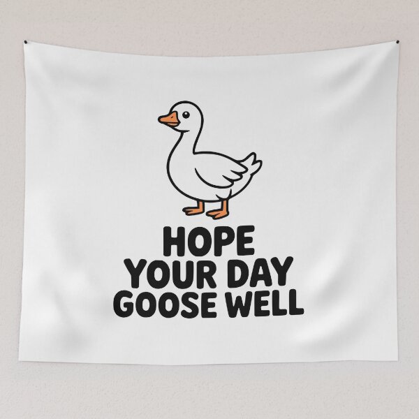 Item preview, Hope Your Day Goose Well! Cute Goose Pun designed and sold by PMCreative.