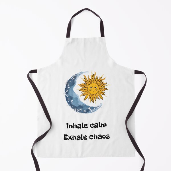 Item preview, Inhale Calm Exhale Chaos – sun moon Mindful Vibes  designed and sold by DailyBodyCalm.