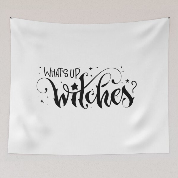 Item preview, Hallo Whats Up Witches Vampire Classical designed and sold by Sam-DesignMart.