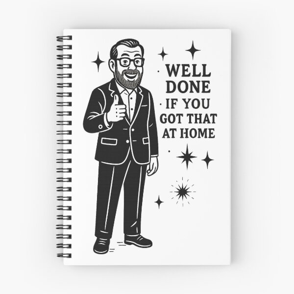 Item preview, Richard Osman Pop Art – Well Done If You Got That at Home designed and sold by Abidel.
