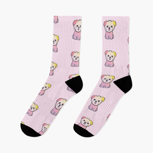 Item preview, Kawaii Rainbow Puppy – Cute Colorful Cartoon Dog Illustration designed and sold by Clawffirmations.