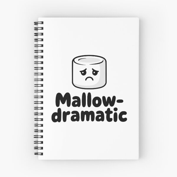 Item preview, Mallow Dramatic! Cute Marshmallow Pun designed and sold by PMCreative.
