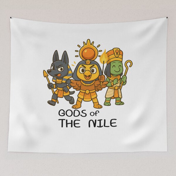Item preview, Gods of the Nile – Cute Chibi Egyptian Deities designed and sold by Sitred123.