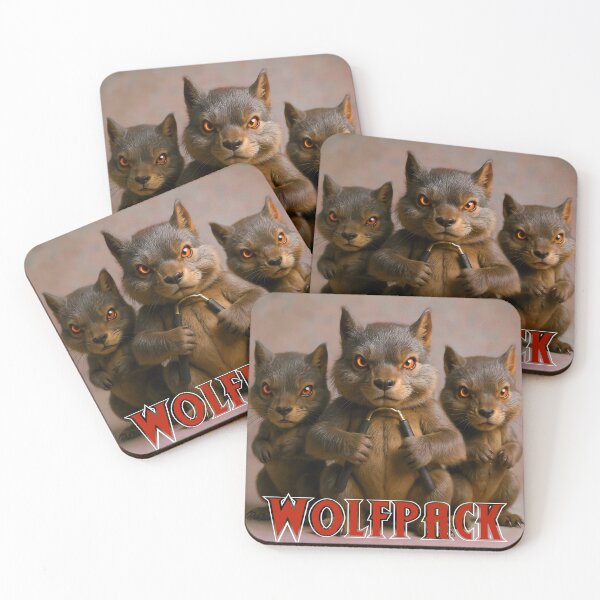 Item preview, The Wolfpack - Rabid Rōnin designed and sold by CleverCulture.