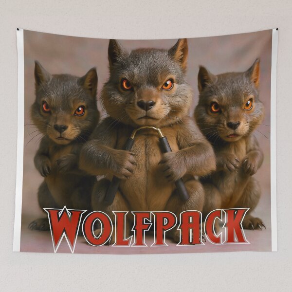Item preview, The Wolfpack - Rabid Rōnin designed and sold by CleverCulture.