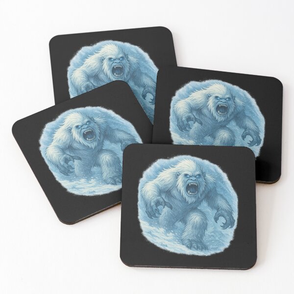 Item preview, Ice Yeti – Mythical Monster of the Frozen Peaks designed and sold by S-Dstyle.