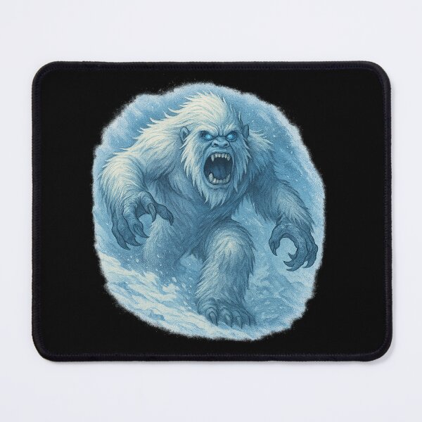 Item preview, Ice Yeti – Mythical Monster of the Frozen Peaks designed and sold by S-Dstyle.