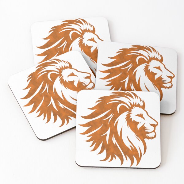 Item preview, Lion’s Head - Fiery Orange designed and sold by Coastal-Designs.