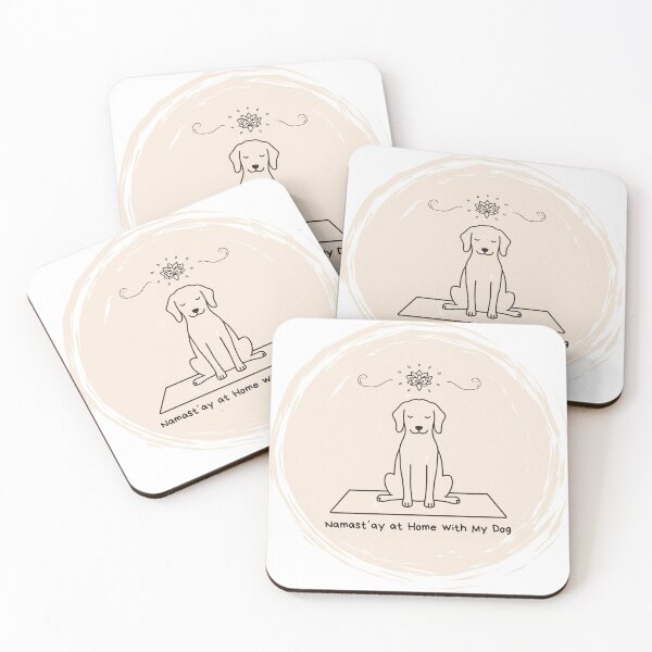 Item preview, Namast'ay at Home with My Dog – Meditating Dog Yoga Design designed and sold by AlphaPet.