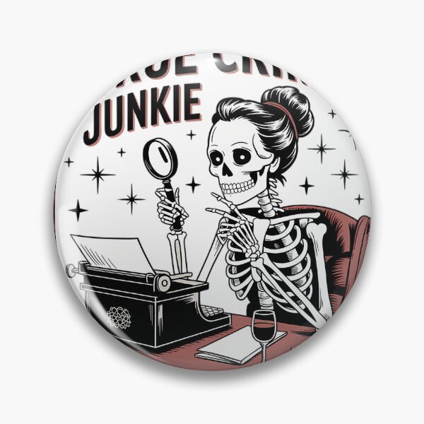 Item preview, True Crime Skeleton - Freelance Writer Art designed and sold by Charlietule.