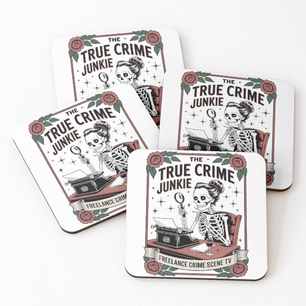 Item preview, True Crime Skeleton - Freelance Writer Art designed and sold by Charlietule.
