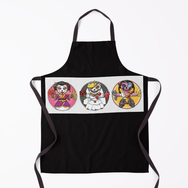 Item preview, Voodoo Geisha Bride Schoolgirl Doll Pin designed and sold by Voodoo Store Paranormal Collections.