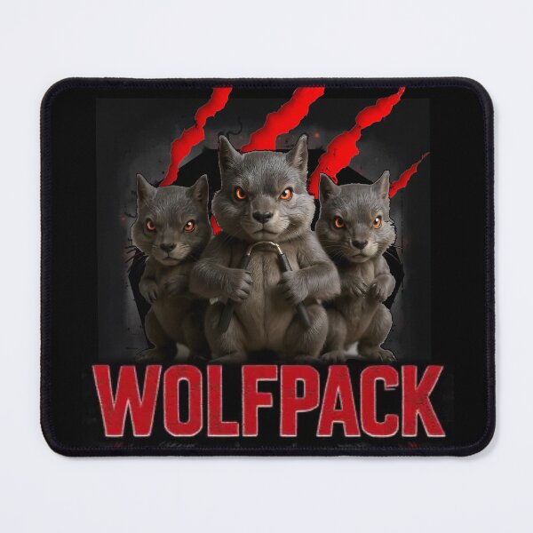 Item preview, The Wolfpack - Rabid Rōnin designed and sold by CleverCulture.