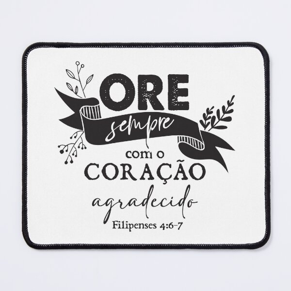 Item preview, Ore sempre com o coracao agradecido Filipenses 4:6-7 designed and sold by Christian Apparel, Decor and More.