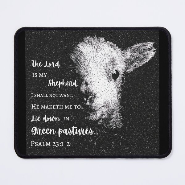 Artikelvorschau, Psalm 23 Lamm Zeichnung entworfen und verkauft von Cora Worthington Art.