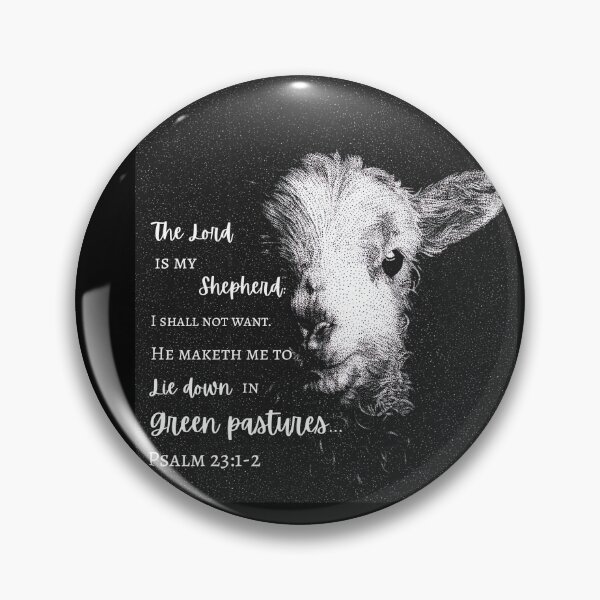 Artikelvorschau, Psalm 23 Lamm Zeichnung entworfen und verkauft von Cora Worthington Art.