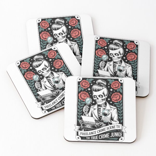 Item preview, True Crime Skeleton Writer - Gothic Card Design designed and sold by Charlietule.