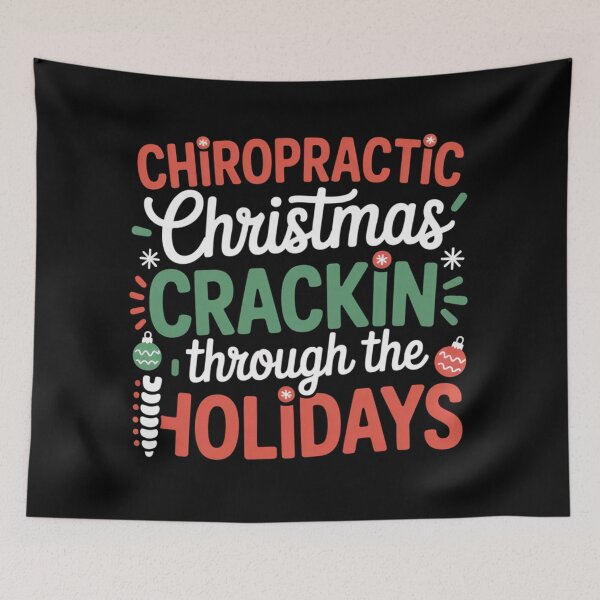 Item preview, Chiropractic Christmas – Crackin’ Through the Holidays designed and sold by osteopath shop.